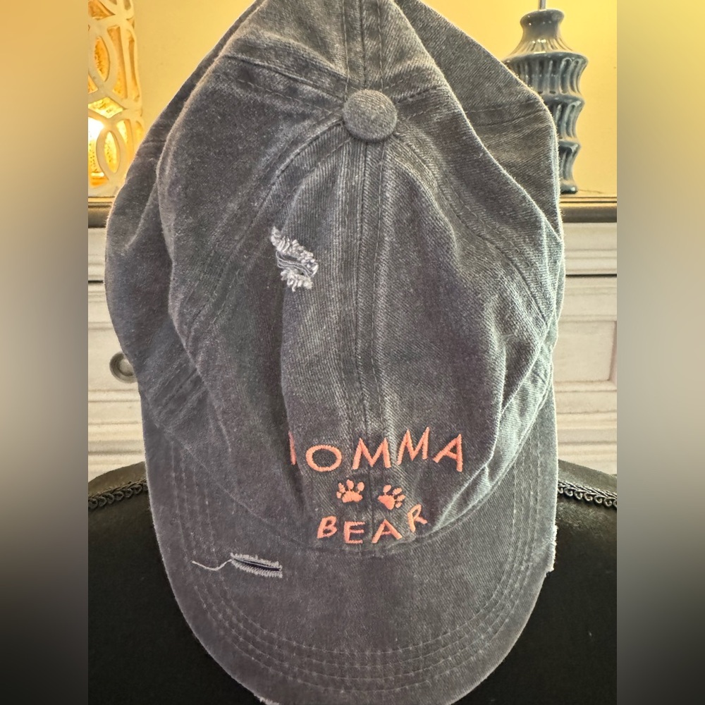 Sonoma Cap with Pink Embroidery Momma Bear Adjustable